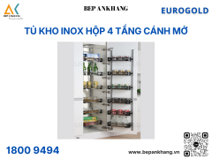 Tủ kho inox hộp 4 tầng cánh mở M040445 (EKM10445) – Eurogold